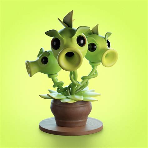 Peashooter Plant 3d Finished Projects Blender Artists Community