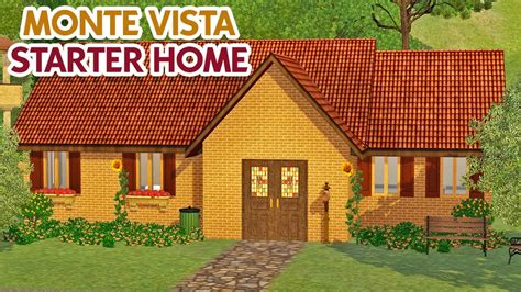 Monte Vista Starter Home Speed Build The Sims 3 Youtube