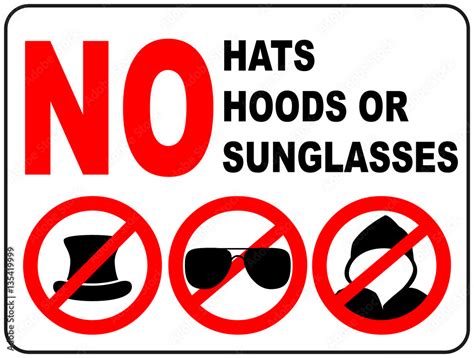 No Sunglasses Sign On White Background Stock Vector Adobe Stock