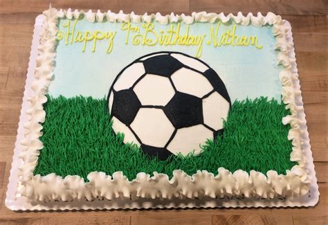 Soccer Decorated Birthday Cake Soccer Birthday Cakes Soccer Cake