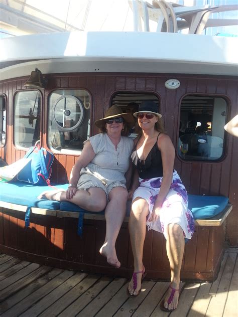 girls just want to have fun and a boat trip on the azure seas off fiji seems the best place to