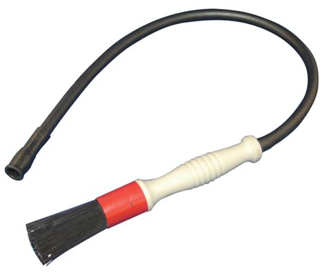 Been using it with solvent cleaners and has not degraded. ATD Tools 8531 - Flow-Through Parts Washer Brush
