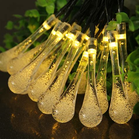 6m Solar Led String Light Waterproof Fairy Lights High Bright Outdoor
