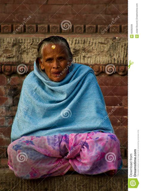 Nepalese Womandurbar Square Kathmandu Nepal Editorial Stock Image