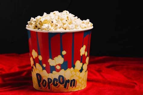 Big Bucket Of Delicious Popcorn Free Photo