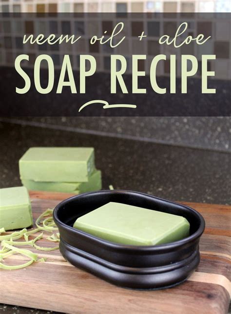 Natural Aloe Vera Soap Recipe With Neem Oil If You Commonly Turn To