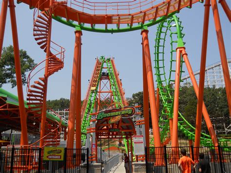 Boomerang Six Flags St Louis Mo Looping Steel Coaster That Goes Forward And Backward