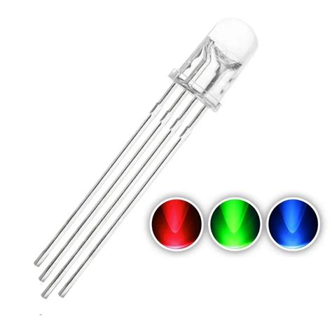 Through Hole Led Rbgw 5mm Led Diode Dip Rgb Buy Rbgw 5mm Led Diode