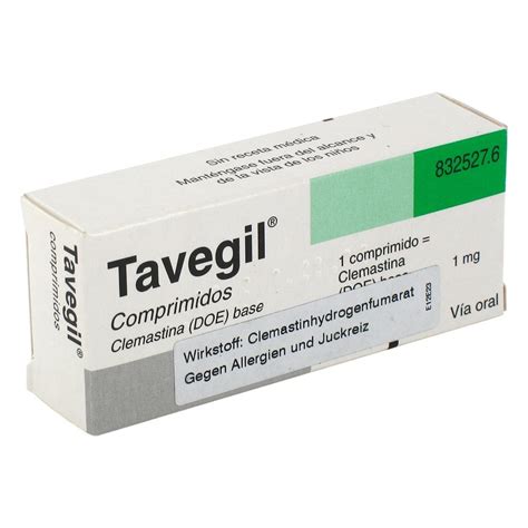 Tavegil Tabletten St Ck N Online Kaufen Medpex