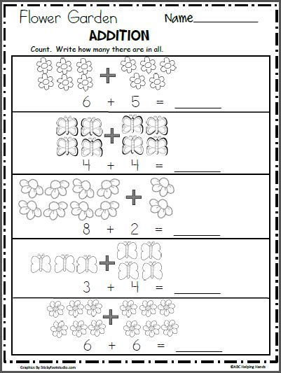 Free Spring Math Addition Worksheet Made By Teachers Math Addition