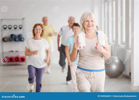 1033 Seniors Exercising Indoors Stock Photos Free And Royalty Free