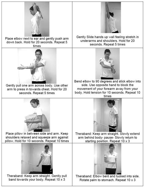 Chest stretch is one of the best exercises for shoulder impingement you can perform every day. Best 26 Physiotherapy Exercises For Shoulder images on ...