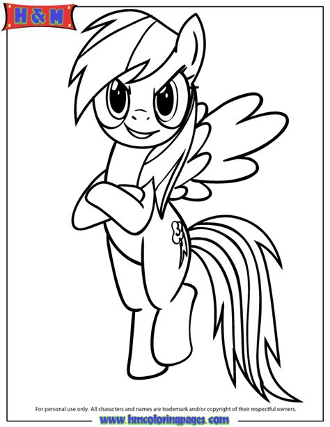It is more complete as it is loved by every child. Rainbow Dash Coloring Page - Coloring Home