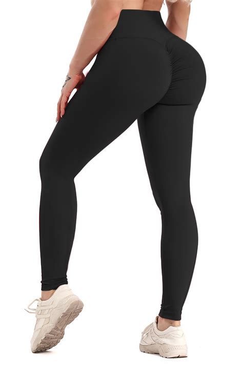 Fittoo Fittoo Women Yoga Pants High Waist Scrunch Ruched Butt Lifting Workout Leggings Sport