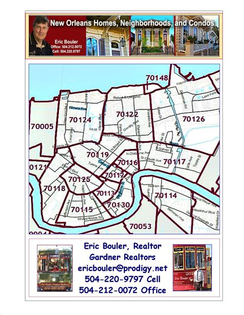 New Orleans Zip Code Map New Orleans Area Code Map Lo