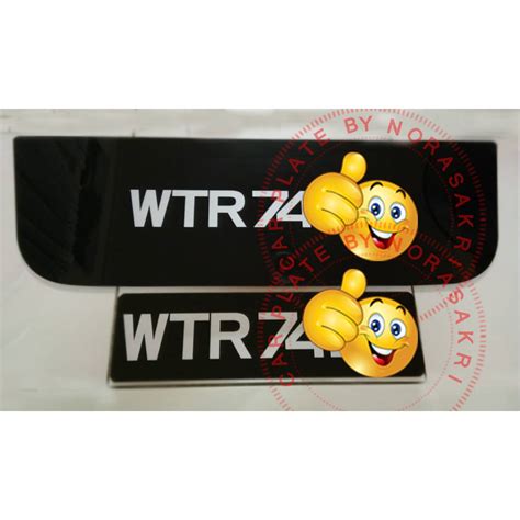 Maybe you would like to learn more about one of these? 2PCS PLATE NUMBER KERETA / PAPAN IKUT BODY - ( spray dalam ...