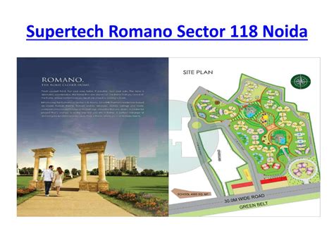 Ppt Supertech Romano Noida Luxury Property In Sector 118 Noida