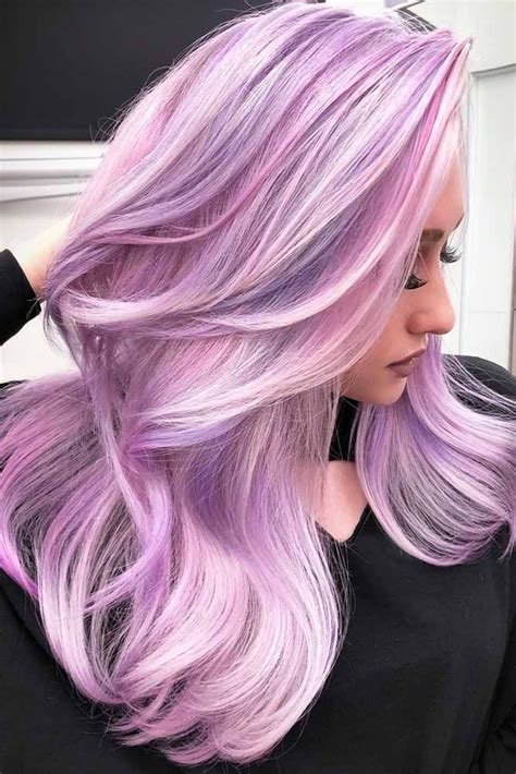 soft purple hair color pinkhair purplrhair highlights hair color purple summer hair color