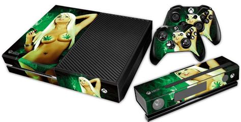 Microsoft XBox One Skin Sexy Cannabis Girl