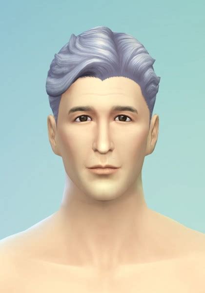 Rusty Nail Short Slicked Back Hairstyle Retextured Sims 4 Hairs