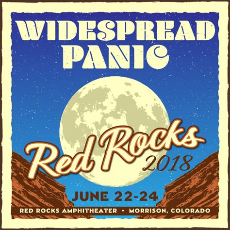 Widespread Panic Set 2018 Red Rocks Shows