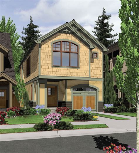 Plan 6992am A Charming Home Plan For A Narrow Lot Craftsman Style