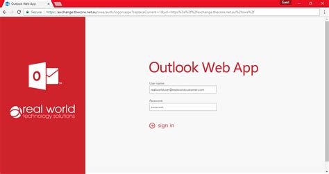 Guide Using Outlook Web App Owa Real World