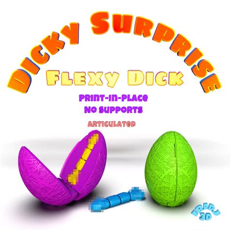 3d Printable Dicky Surprise Flexy Dick By Iradj Khosronia