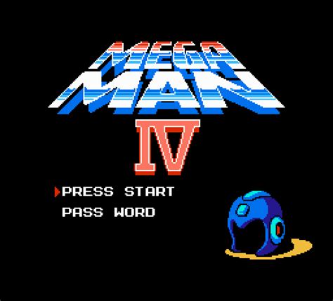Mega Man 4 1991 By Capcom Nes Game