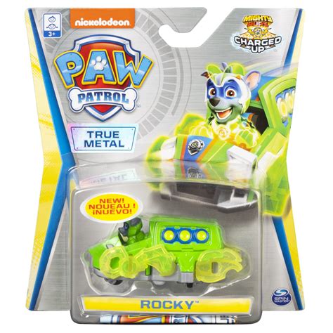 Paw Patrol True Metal Rocky Collectible Die Cast Vehicle Charged Up