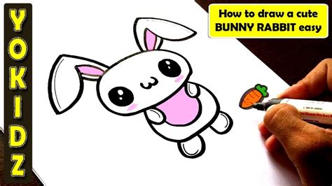 See more ideas about illustration art, art, cute pictures to draw. How to draw a cute bunny MISHKANET.COM