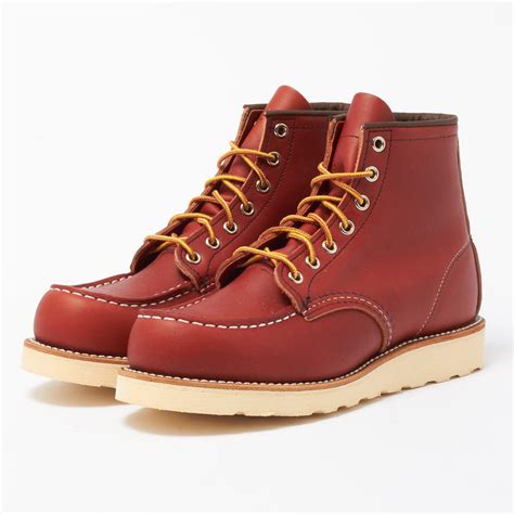 Red Wing Heritage Work 6 Moc Toe Boot In Red For Men Save 55 Lyst