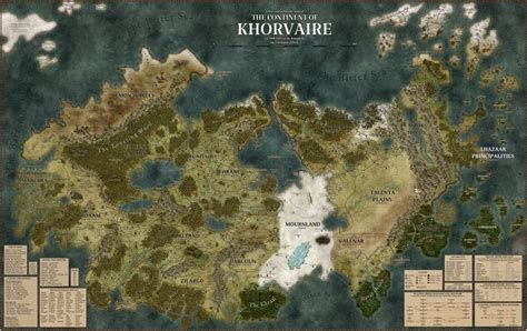 A True And Accurate Map Of Khorvaire Eberron The Dm Version Eberron