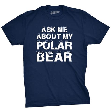 Ask Me About My Polar Bear Flip Shirt Funny Zoo Tee Flip Shirt
