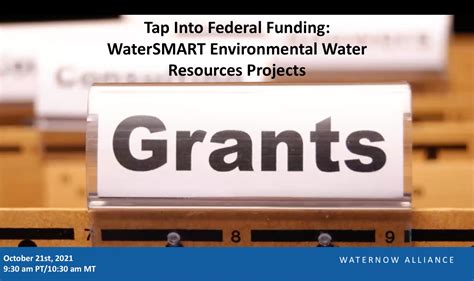 Webcast Watersmart Ewrp Grants Tap Into Resilience