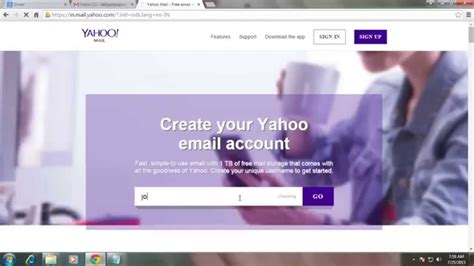 How To Open A Yahoo Email Account For Free Youtube
