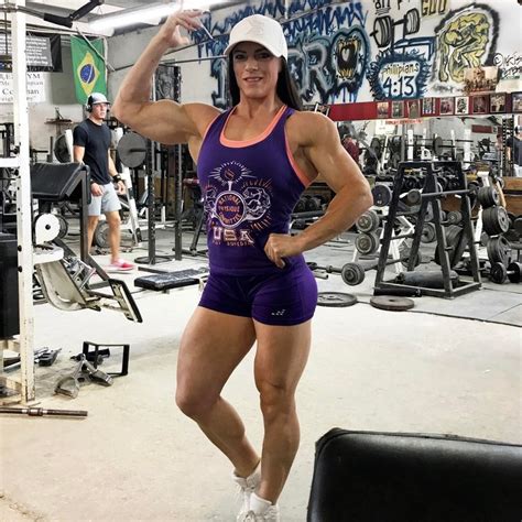 Huge Muscular Female Arms Ifbb Fitness Pro Trish Warren Strong Girl Abs