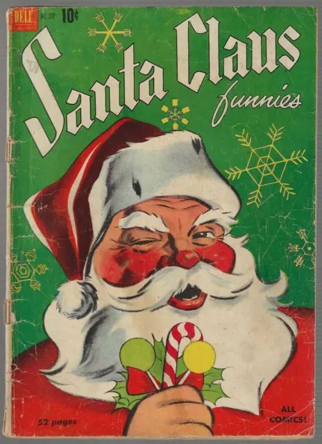 Santa Claus Funnies Dell Four Color Comics 302 Golden Age 1950 Comic Book Gvg 599 Picclick
