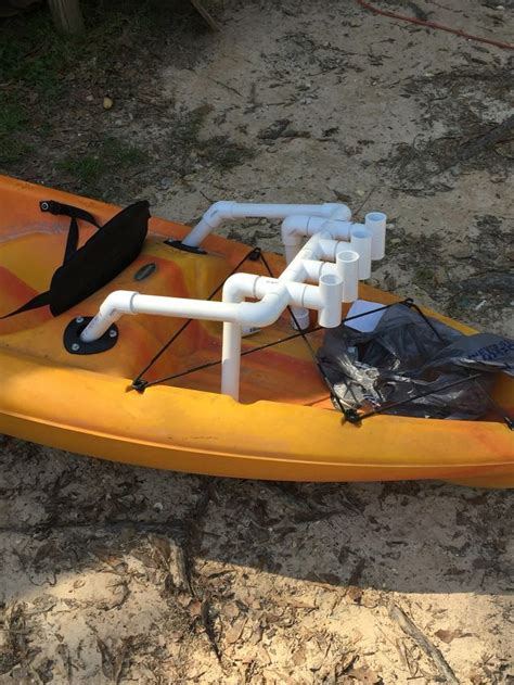 Diy fishing kayak with trolling motor for under $400 bucksbuild ideas to fit your there are tree reasons why you must see diy kayak mods find here about diy kayak mods you have found it on my blog the results of research. Pin by Tracie Larsen on DIY gift ideas | Kayak accessories, Kayak fishing, Pvc rod holder