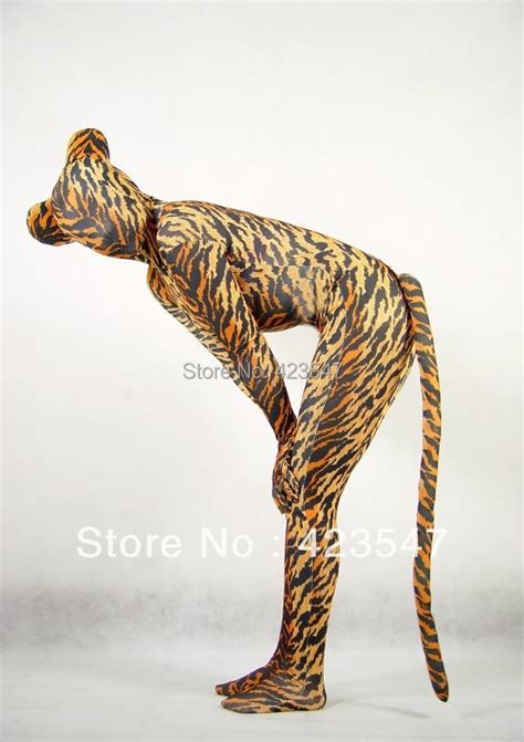 Leopard Unisex Lycra Spandex Zentai Cosplay Halloween Party Suit Free Shipping In Zentai From