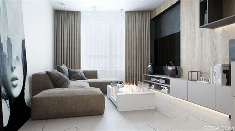 Luxury Small Studio Apartment Design Combined Modern And Minimalist Style Decor Looks Stunning