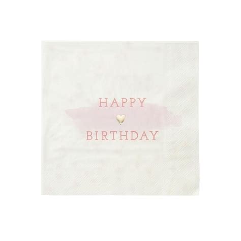 Happy Birthday Pink Napkins Birthday Napkins Pink Happy Birthday Pink Napkins