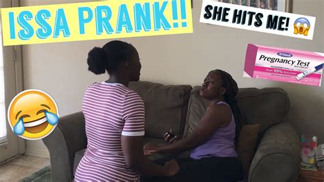 i m pregnant prank on my mom she beat s me youtube