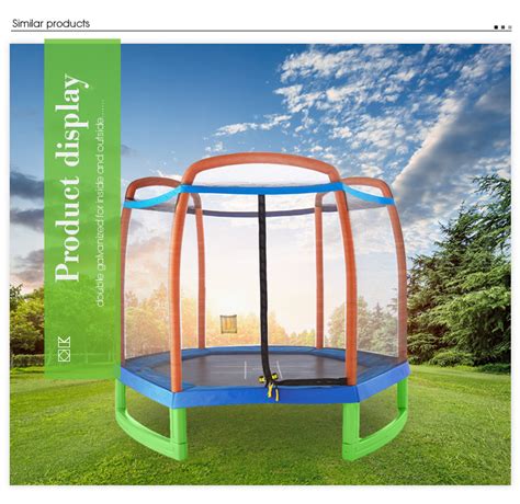 Fly high offers great activities for families and friends of all ages. Super Jumping 7ft Trampoline Rectangle And Enclosure Combo With Tubular Steel - Buy Sports ...