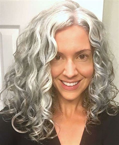 25 Curly Gray Hairstyles Hairstyle Catalog