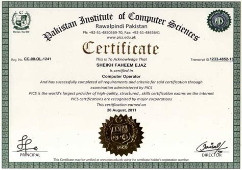 Getting free certifications online can enhance your productivity and make you a more valuable employee, but just because they're free doesn't mean they don't require any effort. Pakistan Institute of Computer Sciences, Free Online ...