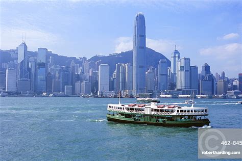 Star Ferry Crossing Victoria Harbour Stock Photo