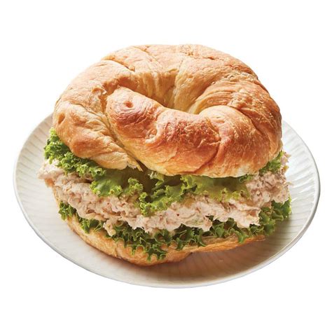 Meal Simple By H E B Rotisserie Chicken Salad Croissant Sandwich Shop
