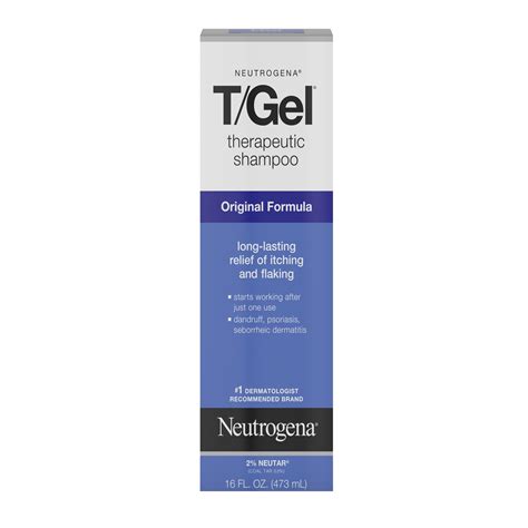Neutrogena Tgel Therapeutic Shampoo Anti Dandruff Coal Tar Extract 16