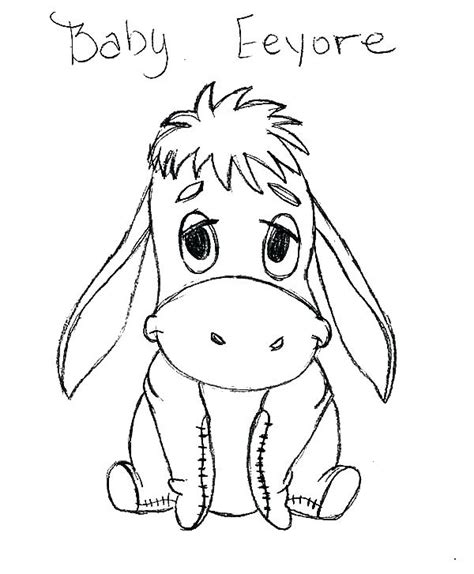 Eeyore And Piglet Coloring Pages At Getdrawings Free Download